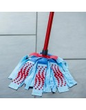 Esfregona Vileda 3Action Velour XL Azul Vermelho