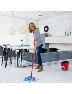 Fregona Vileda 3Action Velour XL Azul Rojo