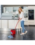 Esfregona Vileda 3Action Velour XL Azul Vermelho