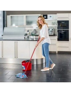 Esfregona Vileda 3Action Velour XL Azul Vermelho