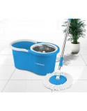 Mop with Bucket Esperanza EHS006 Azul Branco Microfibra