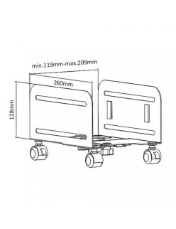 Base avec roues MacLean Mount MC-851