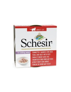 Aliments pour chat SCHESIR Viande de bœuf 85 g