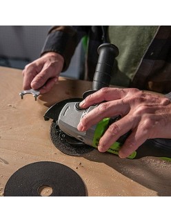 Amoladora angular Greenworks GD24AG 125 mm