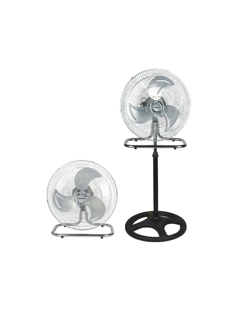 Ventilador de Pé Ravanson WT-7046 Preto Aço 80 W