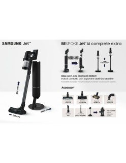 Aspirador de mão Samsung VS28C9784QK/WA Preto