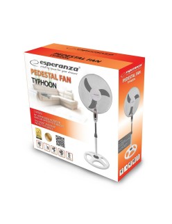 Ventilador de Pé Esperanza EHF002WE Branco Cinzento 50 W