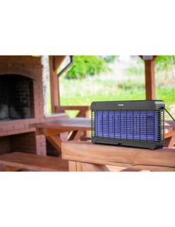 Lámpara Antimosquitos N'oveen IKN911 Negro ABS 47 x 26,3 x 10 cm (2 Unidades)