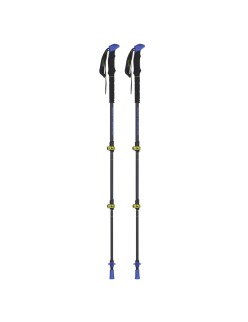 Bastone da Trekking Viking Carbo-Lite Nero 135 cm (2 Unità)
