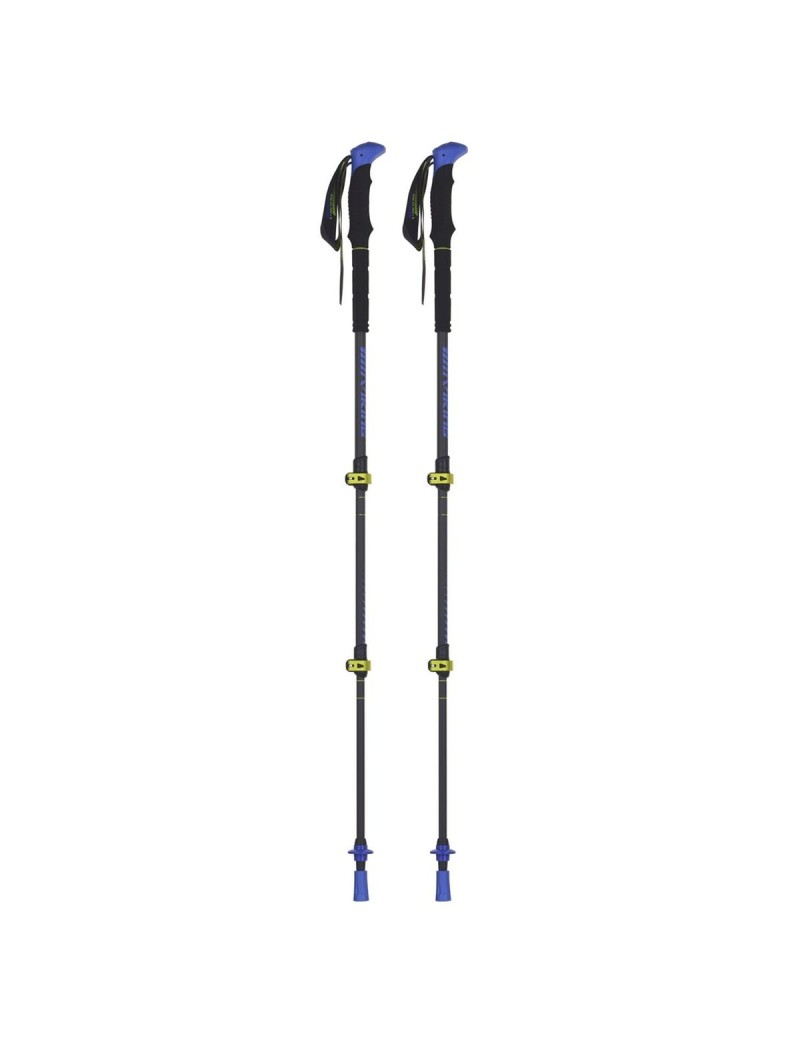 Bastone da Trekking Viking Carbo-Lite Nero 135 cm (2 Unità)