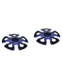 Bastone da Trekking Viking Carbo-Lite Nero 135 cm (2 Unità)