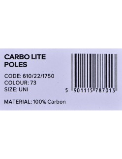 Bastone da Trekking Viking Carbo-Lite Nero 135 cm (2 Unità)