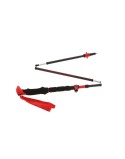 Bastone da Trekking Viking Spider FS Nero Rosso 130 cm (2 Unità)