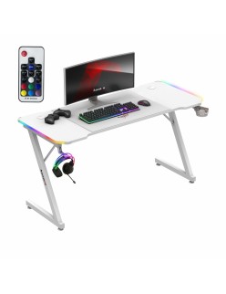 Secretária Huzaro HZ-Hero 3.3 White RGB Branco