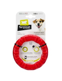 Mordedor de perro Ferplast Rojo Caucho Animales