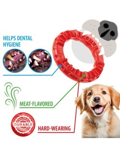 Mordedor de perro Ferplast Rojo Caucho Animales