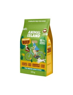 Pienso ANIMAL ISLAND Brilliant beef Ternera 12 kg