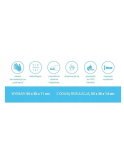 Ergonomisches Knie- und Beinkissen Reha Fund 665