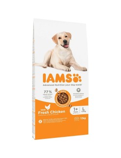 Futter IAMS Vitality Adult Large Breed Huhn 12 kg