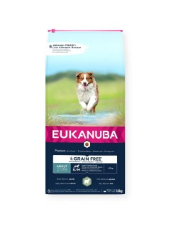 Futter Eukanuba Grain Free Adult Lamm 12 kg