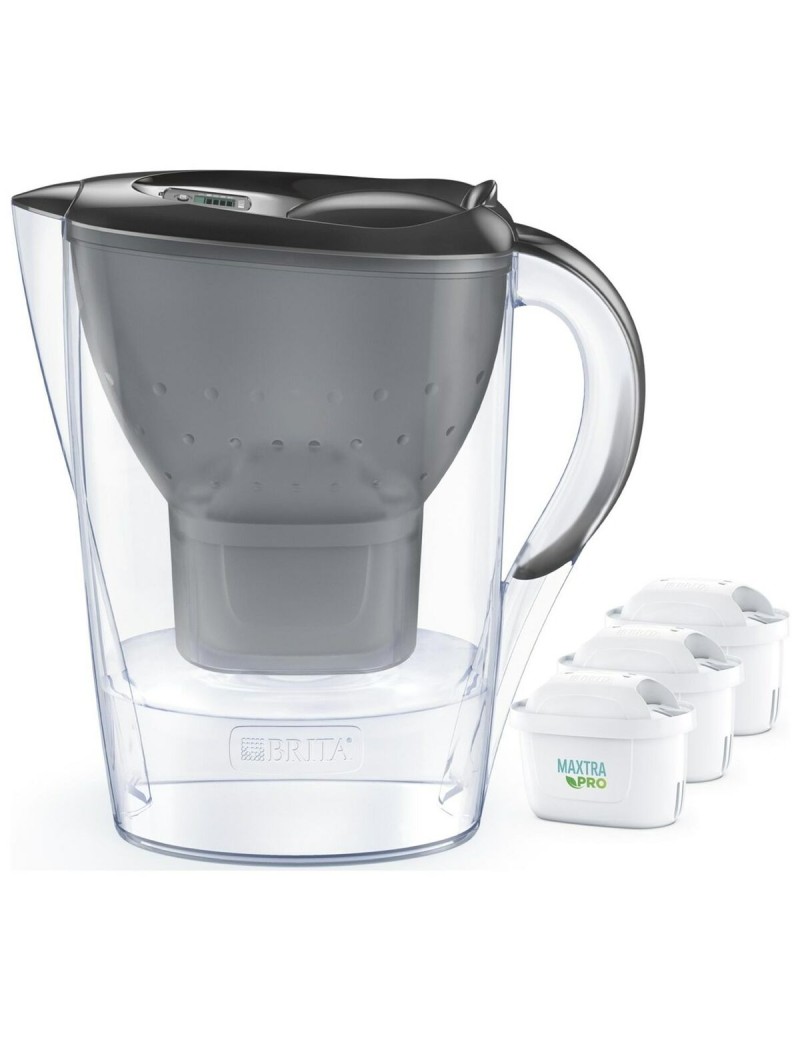 Carafe Filtrante Brita Marella +3 Maxtra Pro PP Gris polypropylène 2,4 L 150 l