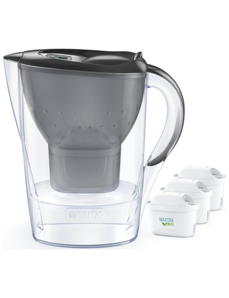 Carafe Filtrante Brita Marella +3 Maxtra Pro PP Gris polypropylène 2,4 L 150 l