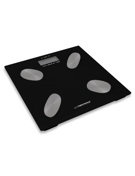 Digital Bathroom Scales Esperanza EBS022K Black Tempered glass Digital Bathroom Scales Esperanza EBS022K Black Tempered glass