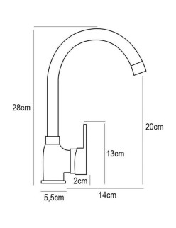 Grifo para Cocina Pyramis 090 923 501 Vainilla