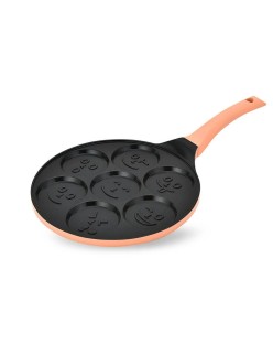 Padella Feel Maestro MR-1222-B SMILE Nero Arancio Alluminio Ø 26 cm