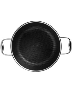 Kochtopf mit Deckel Kohersen 71104 Silberfarben Edelstahl Aluminium Ø 24 cm 4,9 L