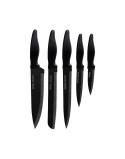 Posate Smile SNS-4 Nero Grigio Legno Acciaio inossidabile 5 Pezzi