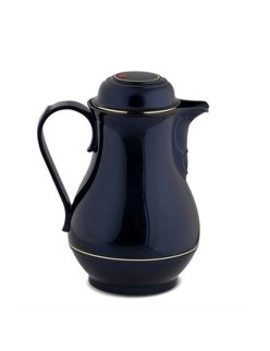 Thermos Rotpunkt Nero Blu scuro Metallo Acciaio inossidabile Plastica 1 L