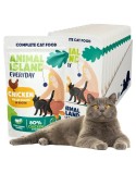 Cibo per gatti ANIMAL ISLAND Pollo 12 x 85 g