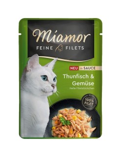 Comida para gato Miamor Fine Filets Tuna Pescado 100 g