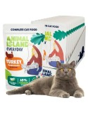 Comida para gato ANIMAL ISLAND Turkey 12 x 85 g