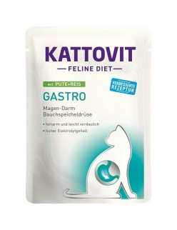 Comida para gato Kattovit Gastro 12 x 85 g