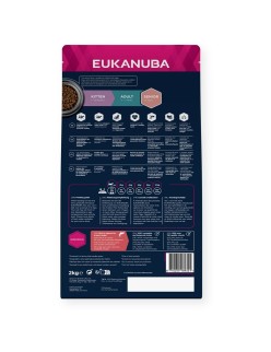 Comida para gato Eukanuba Grain Free Senior Salmon Pescado 2 Kg