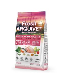 Pienso Arquivet Fresh Chicken and oceanic fish Adulto Pollo Pescado 2,5 kg