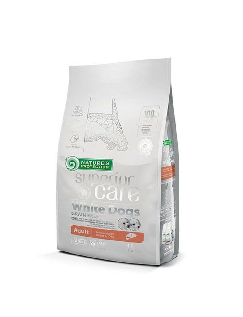 Pienso NATURE'S PROTECTION Superior Care White Dogs Salmón 10 kg