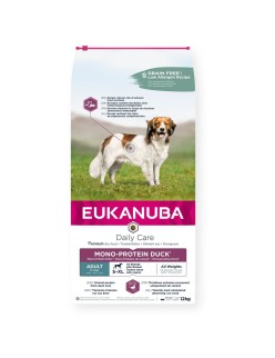Futter Eukanuba Daily Care Mono-Protein Adult All Breed Duck Ente 12 kg