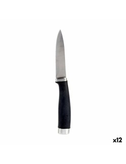 Schälmesser Kinvara KT11-5603-06 Schwarz Silberfarben Edelstahl Kunststoff (12 Stück)