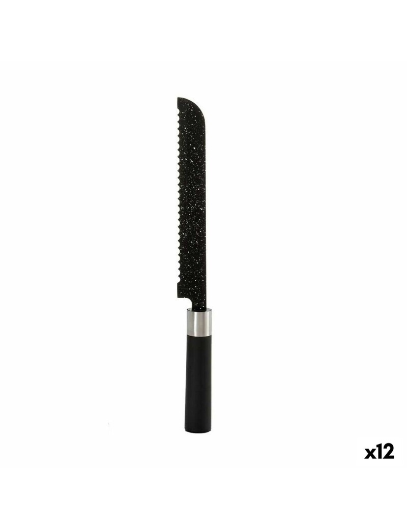 Wellenschliffmesser Kinvara KT11-5604M07 Edelstahl Polypropylen 3,5 x 2 x 33 cm Marmor (12 Stück)