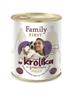 Comida húmeda Family First FF-19033 Conejo Pera 800 g