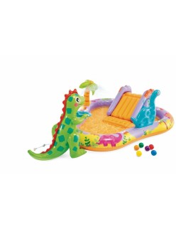 Piscina Gonfiabile per Bambini Intex Dino Park 201 x 157 x 69 cm