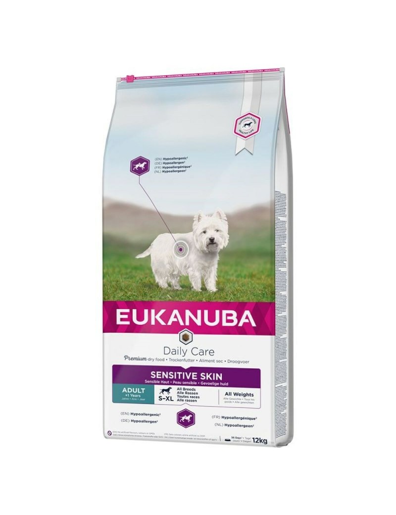 Futter Eukanuba Daily Care Sensitive Skin Erwachsener Fisch 12 kg