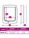Piezas de repuesto Ferplast Swing 9 26,2 x 10,2 x 31,2 cm