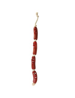 Brinquedo para cães Trixie Salsichas Castanho Bronze Etiqueta (1 Peça)