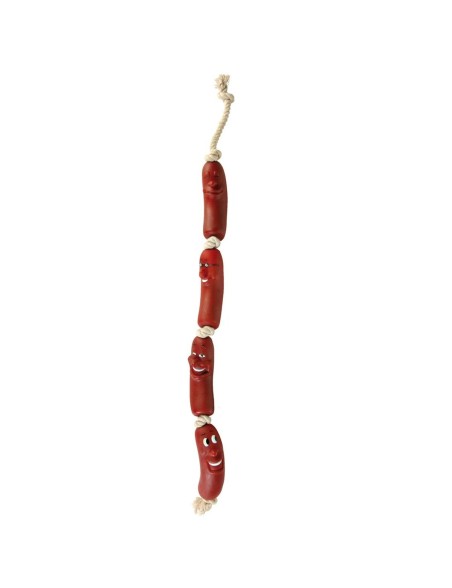 Brinquedo para cães Trixie Salsichas Castanho Bronze Etiqueta (1 Peça)