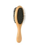 Brosse Trixie Chat Double Marron Noir Bois