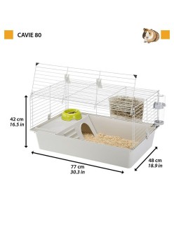 Jaula Ferplast Cavie Metal Plástico 77 x 45 x 48 cm